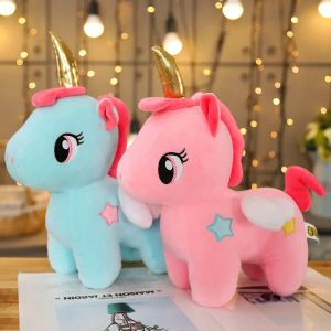 20 cm Kawaii Einhornpuppe Plüschspielzeug süßes Mädchen Herz rosa Einhorn Plüschpuppe Kinder Weihnachtsgeschenk