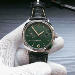 PAM00735 Кожаные часы 44 -мм PAM735 Японское механическое движение для мужчин Автоматические наручные часы Специальные издания. Начатые часы 3025