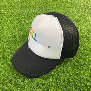 Ball Caps with Multicolor Letters Hat Casual Lettering Curved Brim Baseball Cap for Men and Women 244k