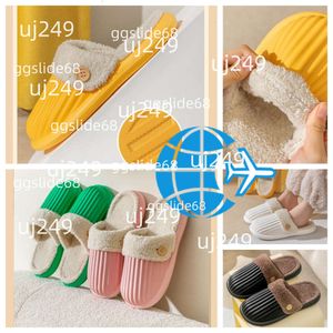 Designer Slides Women Sandals Pool Pillow Heels Casual slippers for spring autumn Flat Comfort Mules Padded Front Strap Shoe GAI White yellow pink Cotton mop