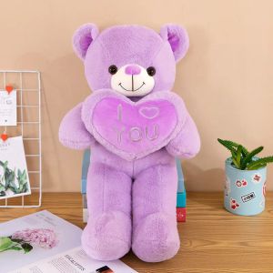 55 cm Kawaii Teddy bear doll plush toy cute soft, soft bear doll Children's pillow Valentine's Day gift
