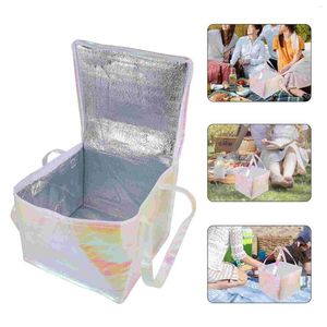 Dinnerware Takeout Insulated Shopping Bag Insulation Bags Thermal Delivery Pouch Convenient