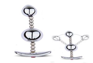 Sex Anal Toy Butt Plug Toys Stainless Aço Jóias Sexy Stopper Sexy Toys BDSM Fetish Anal Produtos de sexo de mastabção para mulheres ME5952393