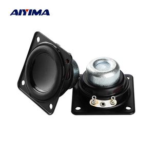 Portable Speakers AIYIMA 2PCS 45MM 4 OHM 5W Full Range Speaker Hifi Audio Stereo Speaker Square Neodymium Waterproof 16 Core DIY Bluetooth Home Speaker S245287