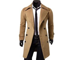 Bütün çift göğüslü xlong ceket yünlü karışımlar rüzgarlık palto jaqueta masculina erkekler kışlık ceket hombre erkek ceketler ve8052814