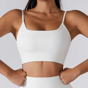 New Beauty Back Sports Bra Gathers Running Fitness Top Hanging Strap Yoga Dress For Women ports trap