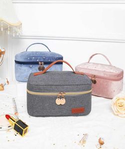 Western Style Velvet Cosmetic Bags for Women Makeup Pouch Make Up Bag Star Hanging toalettartiklar Travel Kit smycken Arrangör Holder 4674294