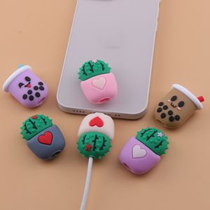 Kawaii CAKTUS ŁADZEŃ PROJEKT CABET KABEL WITRER KABLE KABEL CHATETOR OBRAZKA KABELA KABLOWA KABELA IPhone11 XS XR Organizator linii danych