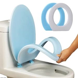 Vattenpoof toalettstolskydd kudde mjuk eva klibbig toalett säte kudde universal närmastmatta badrum varmare wc toalettlock