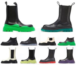 S Boots Tyre Chelsea Platform Boots Shoes Wave Colored Rubber Extole مرنة الحزام في الهواء الطلق Martin Onkle Luxury 5822896