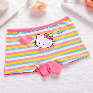 Panties 4pcs/set Cotton Boxer Briefs Girls Underwear princess Children Kids Baby Panties Wholesale Y240528