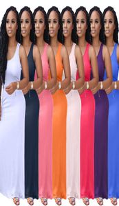 Womens Summer Onesies Designer Floorlength Skirt One Piece Long Maxi Dresses High Quality Loose Dress Sexy Elegant Luxury Fashion5477902