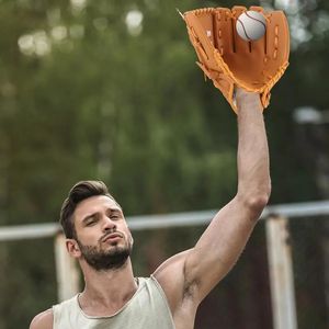 Бейсбольная перчатка левая рука бросает бейсбольные перчатки бейсбольные уловки и подачи инструментов для бейсбола для начинающих молодежь 240528