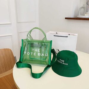 The Tote Bag Womens Handbag PVC Jelly Bag Large Capacity Handbags Messenger Fashion Bag 159k