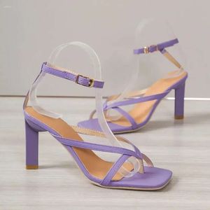 Solid s Women Square Color Leather Sandals Head Clip Toe Wedge Peep for Arch Su 27c Sandal