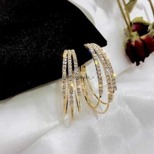 2024 Korean Style Personality Circle Earrings s925 Silver Needle Three Lives Generations C Red