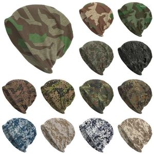 Berets Splittertarn Camouflage Splinter Camo Skullies Beanies Caps للجنسين الشتاء دافئ القبعة المحبوكة البالغة ألمانيا القبعات العسكرية 316r