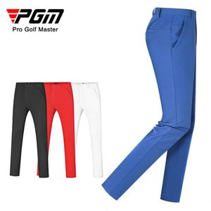 PGM Summer Golf Mens Pants Elastic Casual Sports Комфортный быстрый сухой мужские брюки теннисная бейсбольная одежда Kuz102 240522