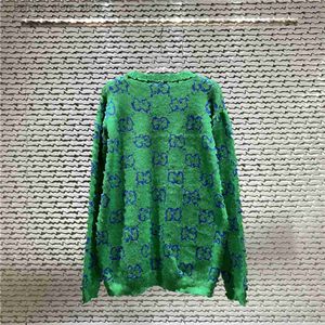 남자 스웨터 스웨터 까마귀 남성 디자이너 올버 편지 기술 양털 스웨터 스웨터 인쇄 otton 니트 크루 넥 남자 여자 편지 g 스포츠웨어 Q240530
