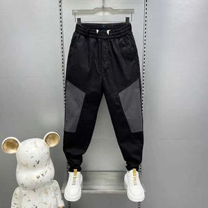 Byxor Senaste Patch Work Fashionable Palace Pants Street Clothing Casual Jogging and Sports Pants Högkvalitativa lyxmärke Menskläder Y240527