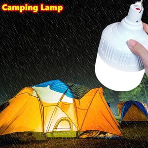 1/2/4/6st Camping Light USB RECHARGEABLE LED Emergency Lamp Outdoor Portable Lanterns With Hook For BBQ Tents Battery Bulb 240528