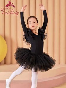 Танцевальная одежда Valchirly Classic Ballet Cotton Jumpsuite Jomplest Dance Dance Comse для девочек Y240524