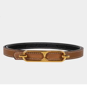 Belts Luxury Women Genuine Leather H Pig-nose Double-sides Straps Removable Buckle Elegant Waistband 60001 177d