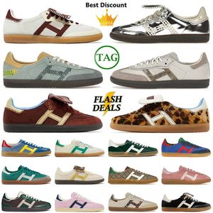 Top Quality 2024 Designer Men Women Wales Bonner Running Shoes Pony Leopard Cream White Nylon Flox Brown Dhgate Mens Outdoor Trainers Sneakers 36-45