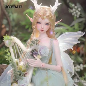 Dolls Joybjd 1/3 Cecilia Beauty BJD Dolls Camille Body With Transparent Angle Fairy Ears Restrained Music Style Jointed Dolls Toys Y240528