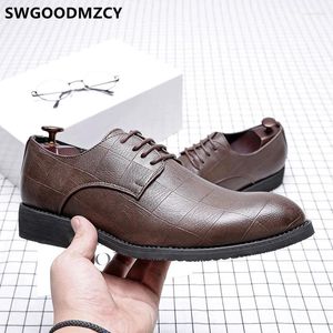 Vestido tênis terno de homens de marca italiana formal para penteado marrom marrom zapatos oxford calçados vendas