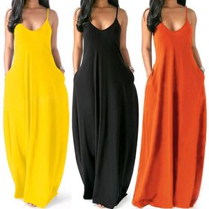 50 klänning Sling andningsbara sommarkläder kvinnor ärmlös länge för shopping 240513