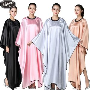 Salon Professional Hair Styling Cape Adult Silk Hair Treatments Hair Cutting Coloring Waterproof Barber Hairdressing cape Apron 240528