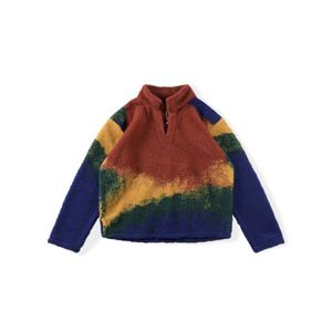 CP Hoodies High Street Tide Ins Men and Rainbow Fenece Fleece Floud Fit Pullover Sweatshirt 2741