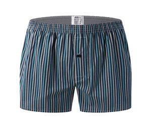 2019 Mens Underwear Boxers Shorts Casual Cotton Sleep Underpants Högkvalitativa varumärken Plaid Löst bekväma hemkläder Trosor 099221050