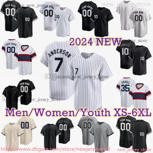 7 Tim Anderson Jersey Custom XS-6XL 2024 City Connect Baseball Jerseys ELOY Jimenez Bo Jackson Luis Robert Yoan Moncada ELOY Jimenez Michael Kopech Johnny Cueto