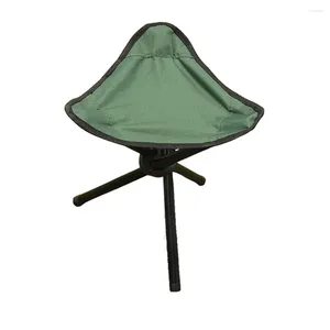 Camp Furniture Faltbarer Hocker tragbarer Dreibeinstuhl für Fischerei Camping -Wanderunterstützung 220 lbs (