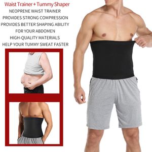 Waist Trimmer for Men Weight Loss Stomach Trainer Sweat Workout Shaper Neoprene-Free Slimming Sauna Belt Shapewear Compression