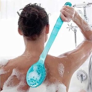 Bath Tools Accessories Bath Brush Back Body Bath Shower Sponge Scrubber Brushes with Handle Exfoliating Scrub Skin z240528BNEO