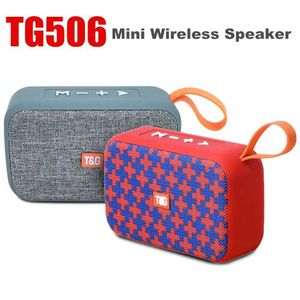 Portable Speakers TG506 Bluetooth Speaker Wireless Portable Mini Music Box Supports TF Card FM Radio to Assist in Playing Outdoor Camping and Running S245287