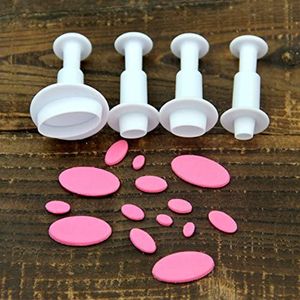 Mini Polymer Clay Cutters Heart/Square/Oval/Circular/Star Shape Ceramic DIY Craft Cutting Mold Geometric Pottery Modeling Tools