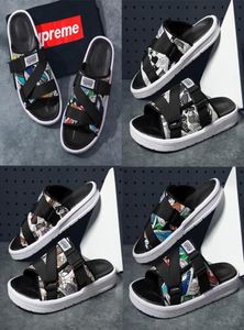 Designer Men canvas Shoes Slides Summer Beach Indoor Flat G Sandals Slippers House Flip Flops With Spike sandal8289841