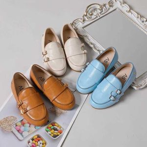 Sneakers AS 2024 New Kids Shoes Children Casual Shoes Baby Girls Fashion Brand Moccasin Toddler Loafers Infant Shoes Boys Slip On Shoes Q240527