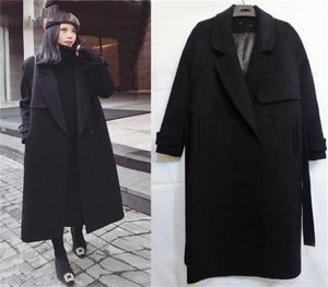 Fashion Women Wool Blend Female Long Autumn And Winter Slim Coat Women Longsleeved Casual Overcoat5896014