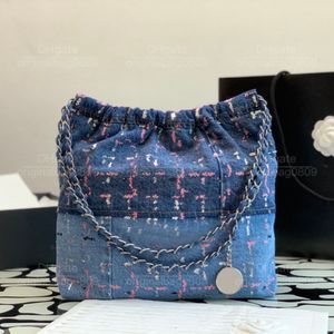 12A 1:1 Top Quality Designer Shoulder Bags Embroidered Denim Premium Design Silver Coin Embellished Large Capacity Casual Style Luxury Hobo Bags With Original Box.