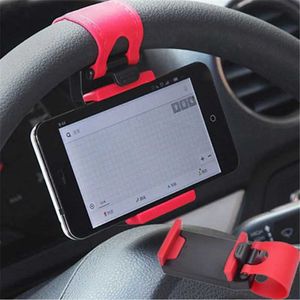 Car Holder Car Phone Holder Car Steering Wheel Clip Mount Holder Stand For iPhone 11 Pro Max Auto GPS HoldersL205