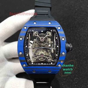 RM Watch Date Luxury Mens Mechanical Watch Business Leisure RM50-27-01 Полностью автоматическая карбоновая лента модные швейцарские движения.