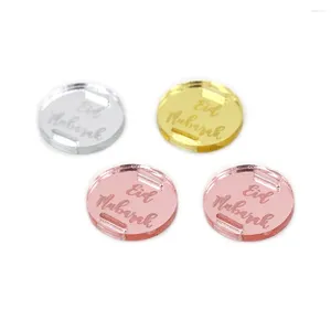 Supplência de festa 50 PCs PCs Compromisso de casamento personalizado Baby Baptism Decoration Round Coin Rótulo Nome personalizado Tags de presente de aniversário de aniversário