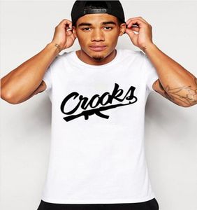 Crooks And Castles Gun Cool Printed Mens Men T Shirt Tshirt Fashion 2018 New Short Sleeve Cotton Tshirt Tee Camisetas Hombre6274257