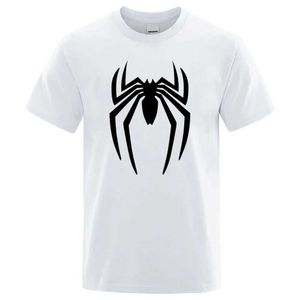 Koszulki sukien męskich Joggers 2024 Letni mężczyźni i kobiety pająki T-shirty sportowe bawełniane t-shirt okrągły szyja