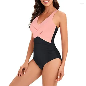 Kadın Mayo Seksi İnce Fit Bikini One Piece Mayo Güzel Baskı Plajlu Plaj Giyim Tesisi Güneş Masası Biquini